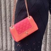 CHANEL Coral Mademoiselle Flap Bag